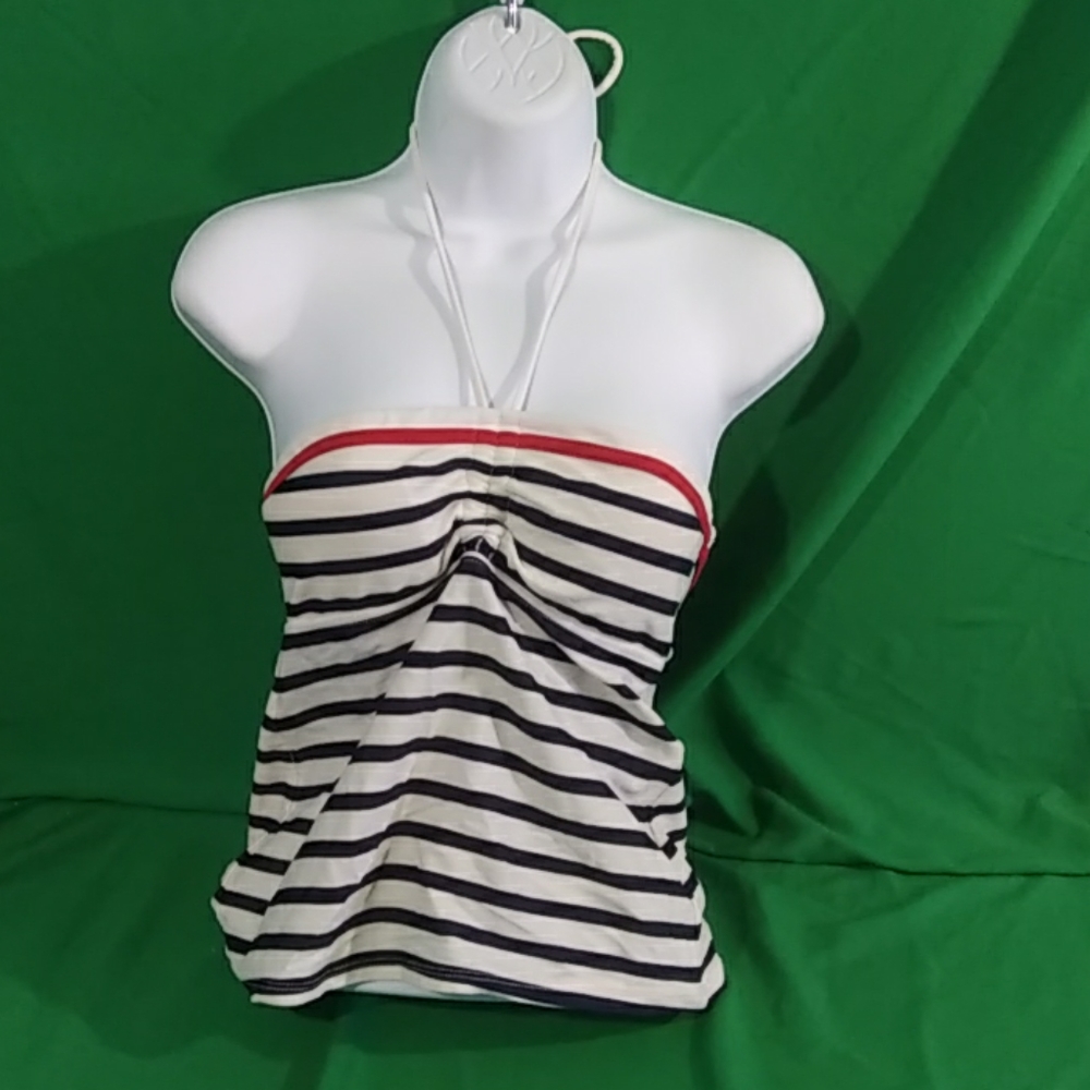 Ralph lauren S tankini stripe top red/white/blue